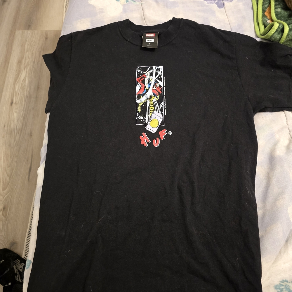 HUF Black Short Sleeve Graphic Tee